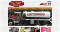Desktop Screenshot of levengoodsepticservice.com